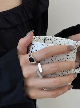 其他男女通用合金ins几何简约