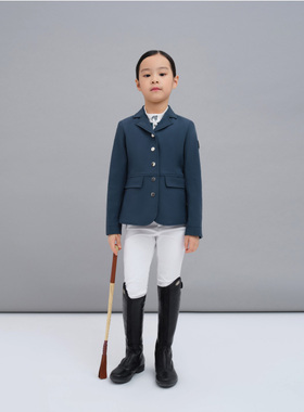 AYM爱跃马 | Wunder儿童纯色骑士服马术障碍比赛训练西服外套
