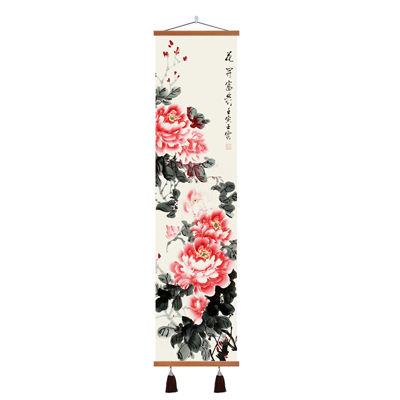 客厅玄关新中式可定制国画装饰画