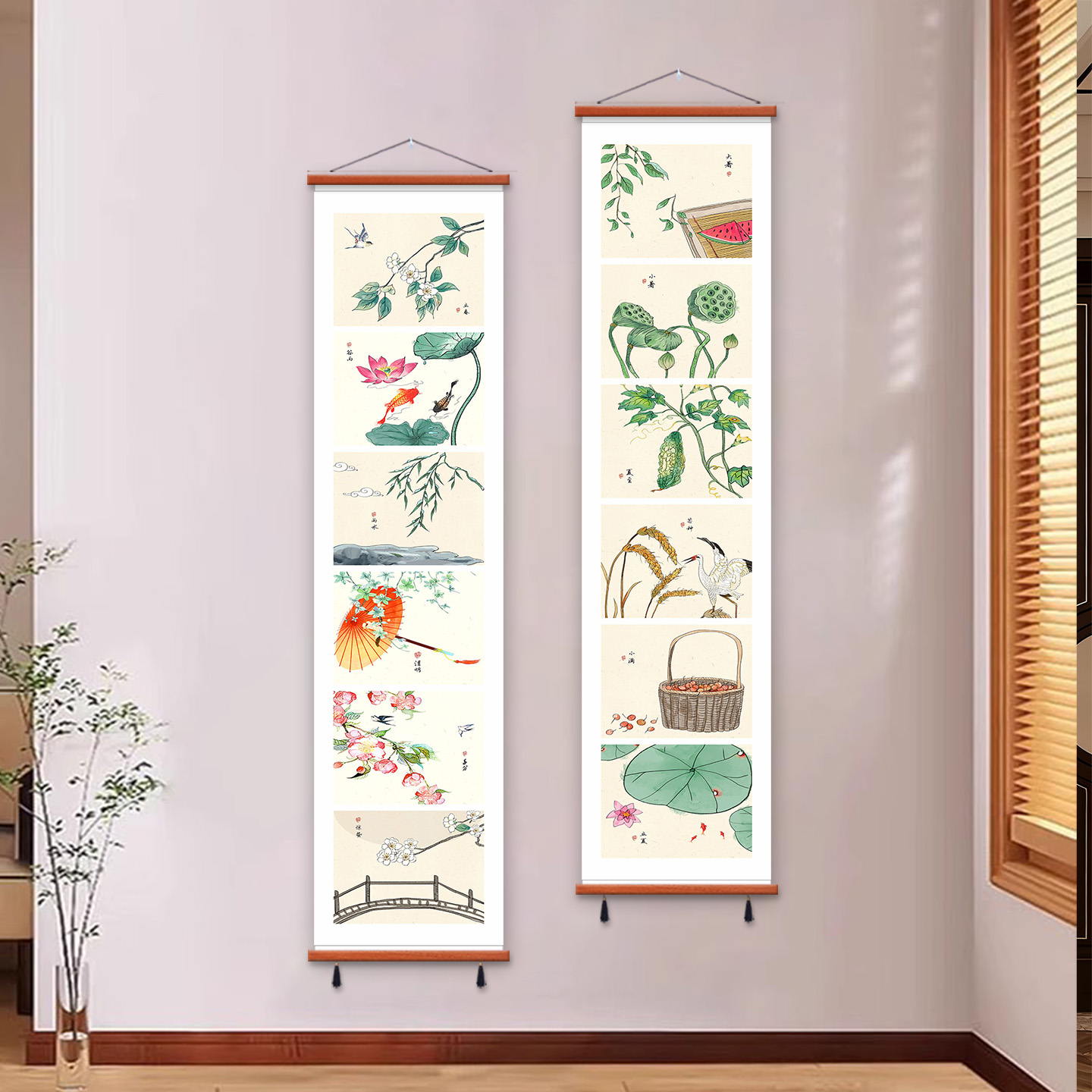 24二十四节气装饰画合集新中式