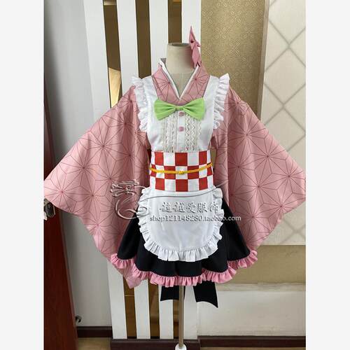 鬼灭之刃cos服蝴蝶忍甘露