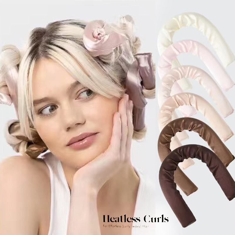 长发发卷六色套装橡胶卷发棒大波浪无热卷发器盘发神器懒人卷发卷