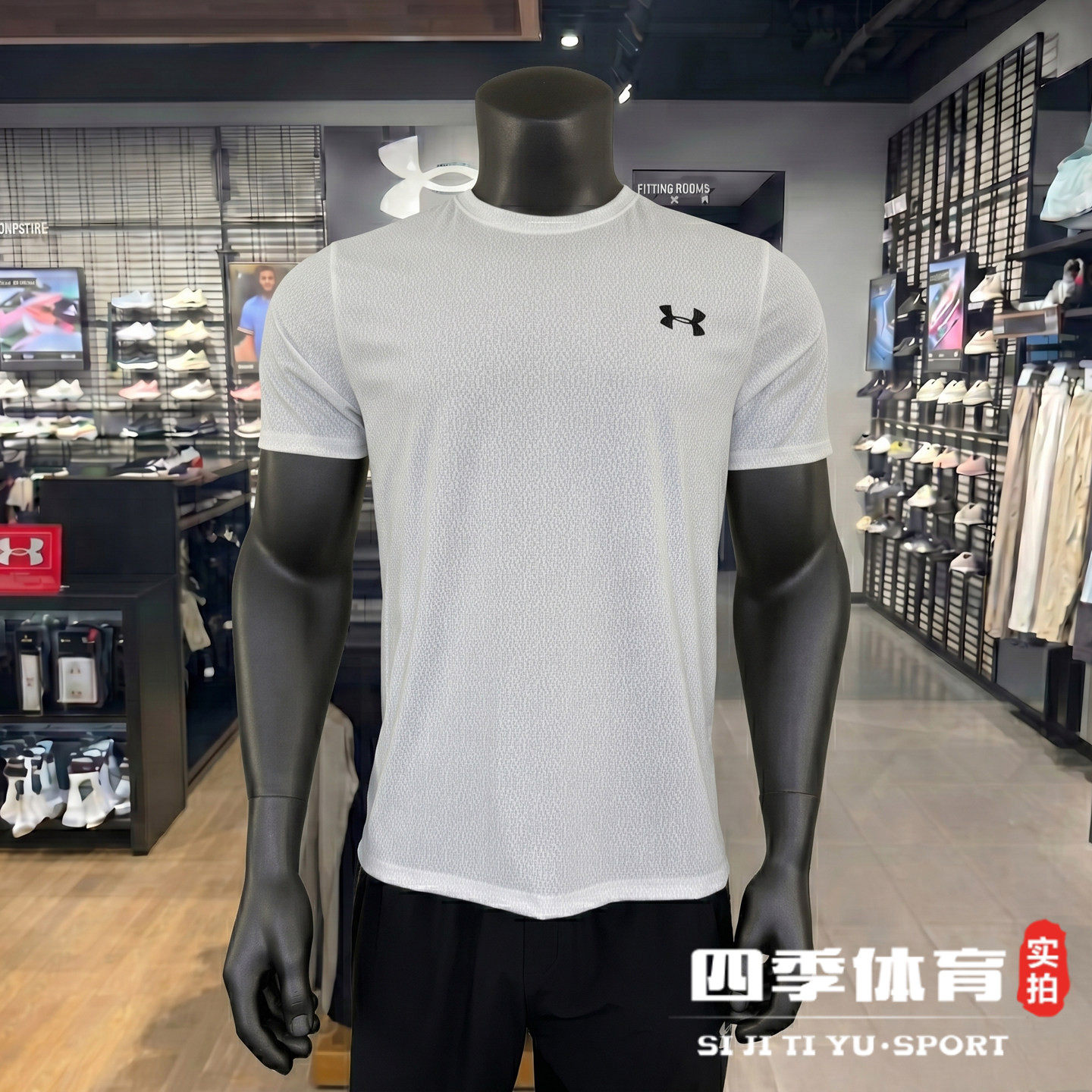 UA安德玛短袖t恤男春夏健身运动跑步训练服速干轻薄透气宽松上衣