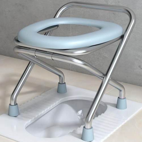 孕妇老人坐便椅可折叠坐便器家用移动马桶可携式厕所凳蹲厕蹲便器