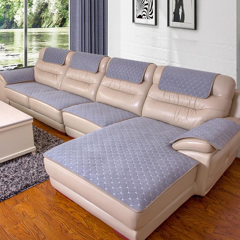沙发垫四季通用布艺现代简约皮沙发防滑坐垫子贵妃沙发套罩巾欧式