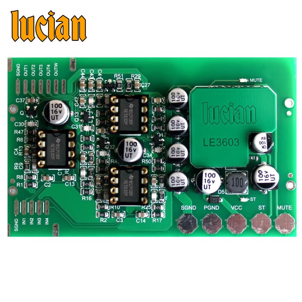 汽车载音响主机CD改低电平RCA输出前级发烧运放版共地