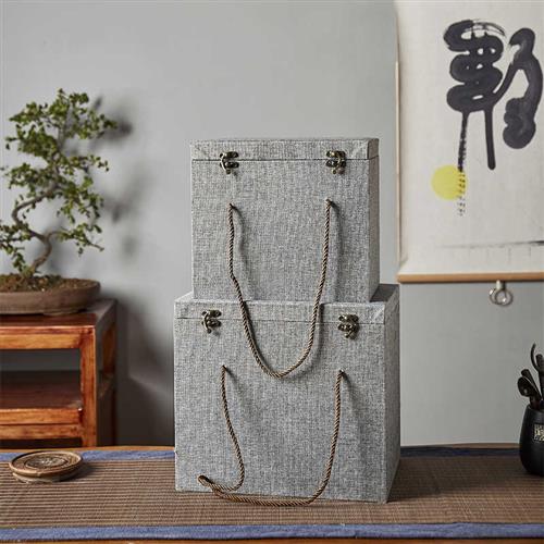 根雕石雕玉器工艺品摆件锦盒包装盒空盒加厚加硬内置海绵可定制