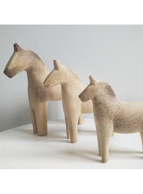 2026瑞典达拉木马 木质马摆件 毛坯白胚粗坯diy涂色绘画素材材料