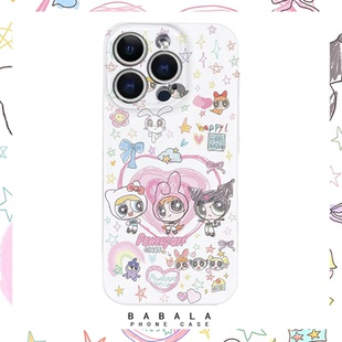 欧美卡通彩绘飞天女警菲林二合一手机壳适用苹果17nova14华为p70mate60小米15opporen14ovivo荣耀300iPhone16