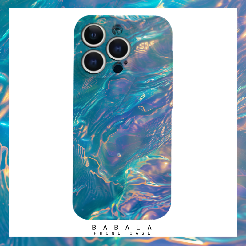 清新艺术波光粼粼酷炫菲林二合一手机壳适用苹果17nova14华为p70mate60小米15opporen14ovivo荣耀300iPhone16