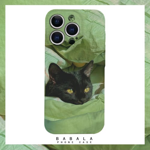 创意慵懒油画粘人猫猫菲林二合一手机壳适用苹果17nova14华为p70mate60小米15opporen14ovivo荣耀300iPhone16