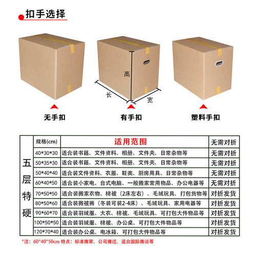 5个 搬家纸箱特大号箱子打包装纸壳纸皮箱快递加厚纸板五层大纸盒图片