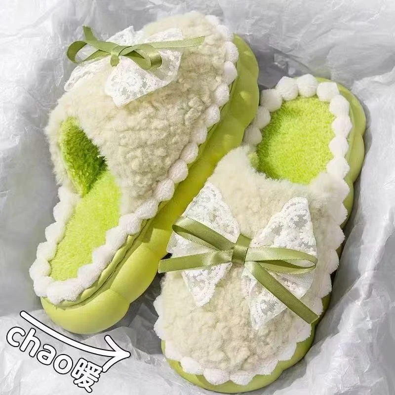 居家防滑软底加绒不臭脚棉拖