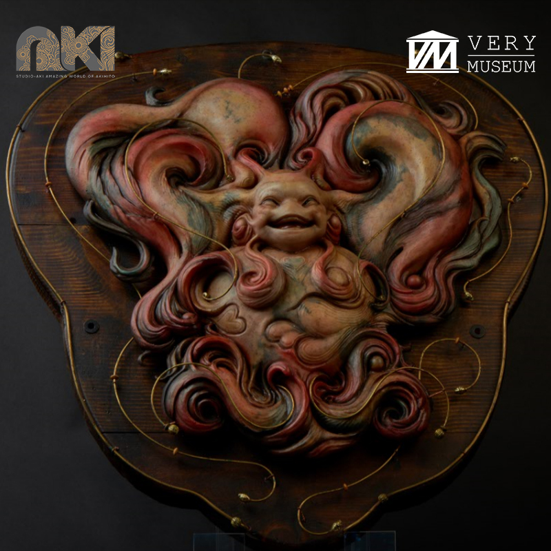 VM非常博物馆好莱坞艺术家AKI亲涂作品和颜爱语模型手办