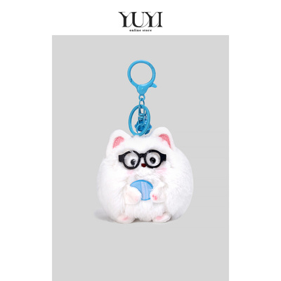 YUYI鲨狗耶萨摩耶闺蜜情侣包挂件