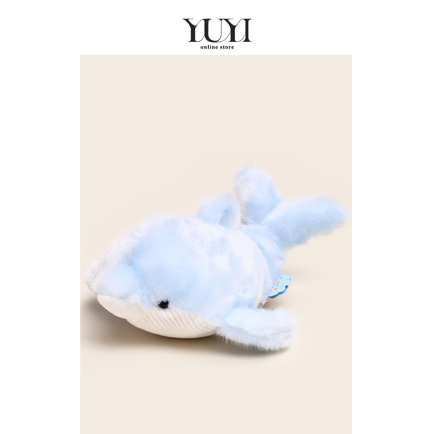 YUYI原创可爱治愈蓝色海豚紫色章鱼动物公仔玩偶女生日礼物小饰品