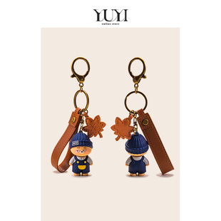 大胆熊出去野公仔酷潮车钥匙扣书包包挂件挂饰 正版 YUYI 清仓价