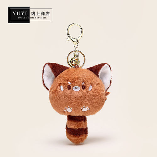 YUYI小熊猫团零钱包包挂件钥匙扣