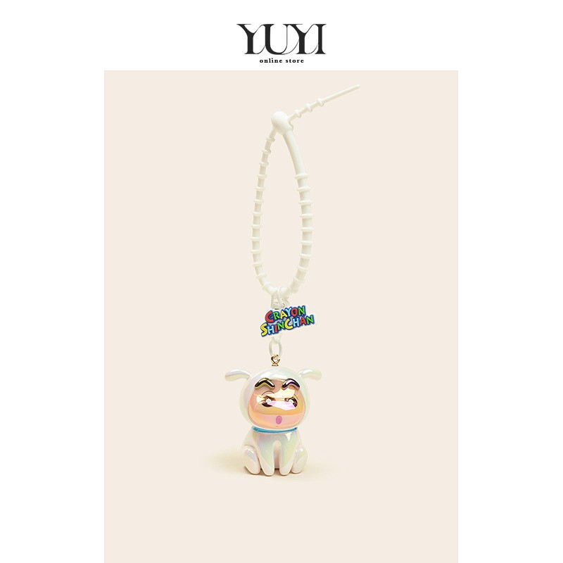 YUYI蜡笔小新小白包挂件钥匙扣