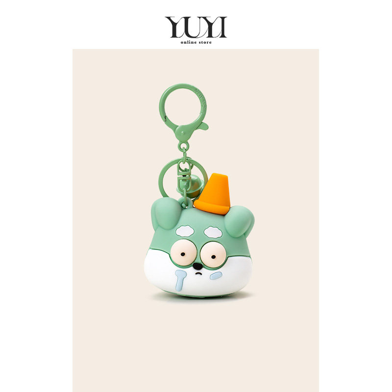 YUYI原创小众解压爆眼小狗公仔玩偶情绪稳定车钥匙扣背包包挂件男
