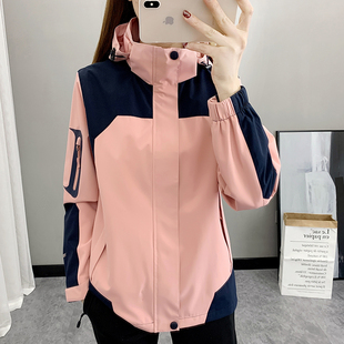 三合一可拆卸冬季 2025新款 户外夹克男 风衣薄款 冲锋衣外套女春秋款