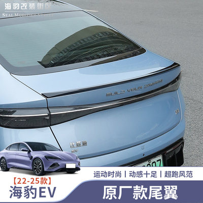 海豹EV尾翼碳纤维运动尾翼