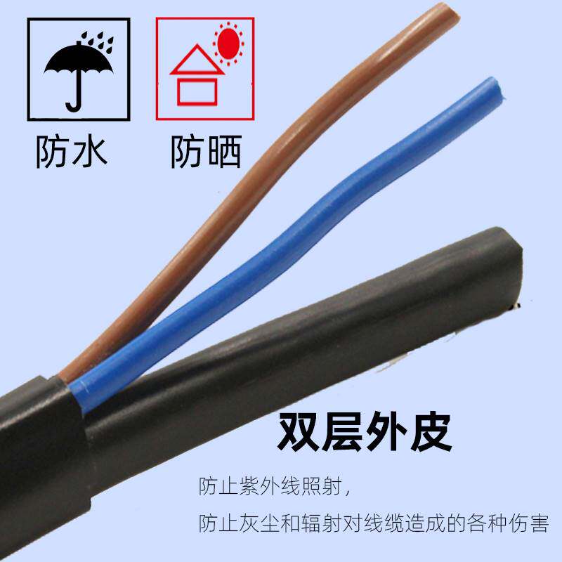 SYV75-5同轴视频线模拟监控线带电源一体线监控综合摄像头线