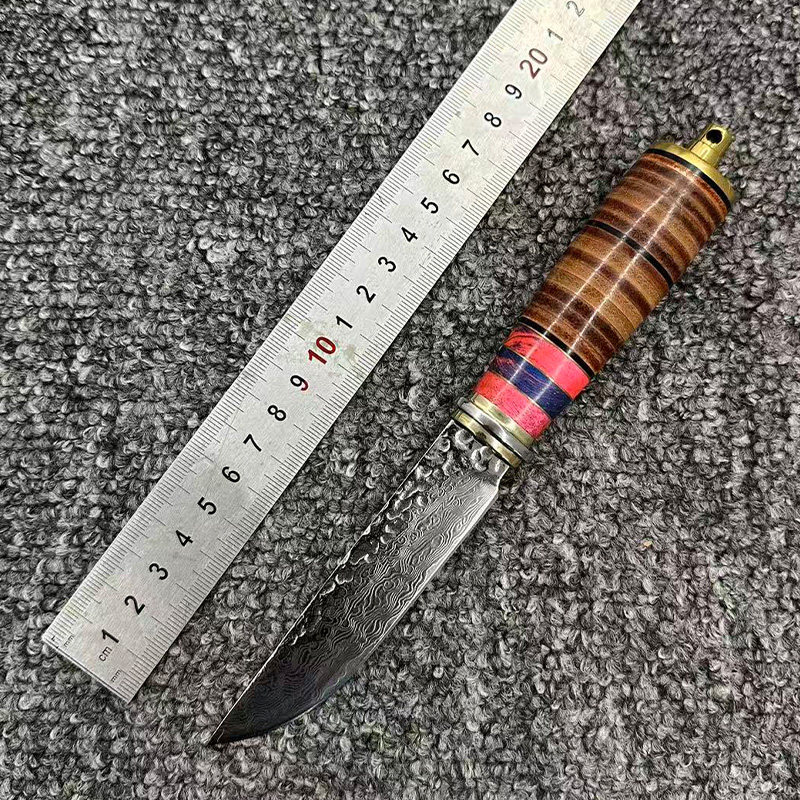 手工刀大马士革钢高硬度锋利水果