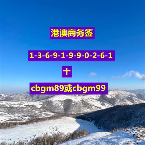 港澳商务签香港商务签澳门商务签一年多次一签多行申请注意事项咨