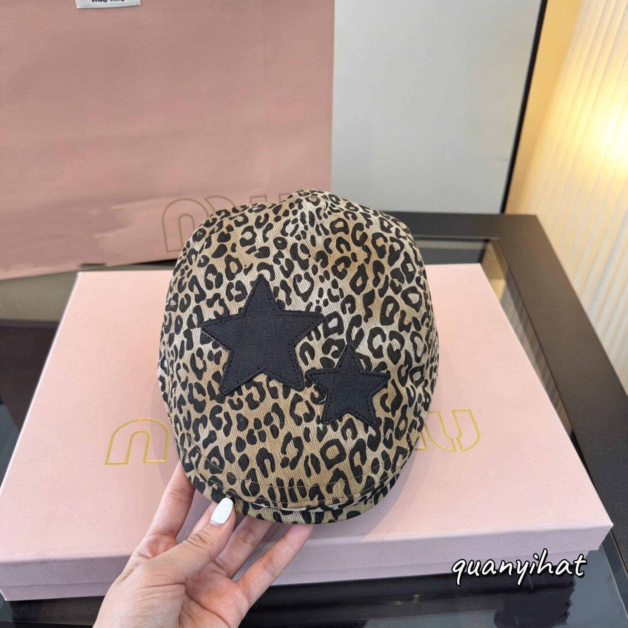 贝雷帽女春夏百搭黑色ins八角帽子网红韩版日系英伦复古画家帽潮