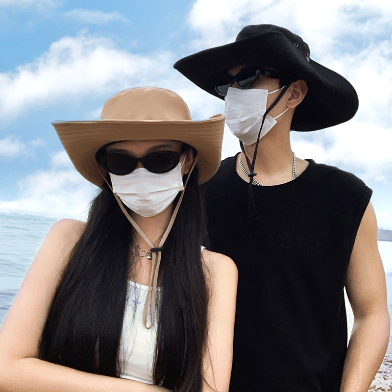 【热销推荐】户外大檐遮阳渔夫帽