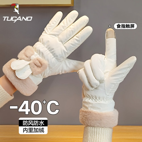 【冬季好物~升级兔耳保暖手套】