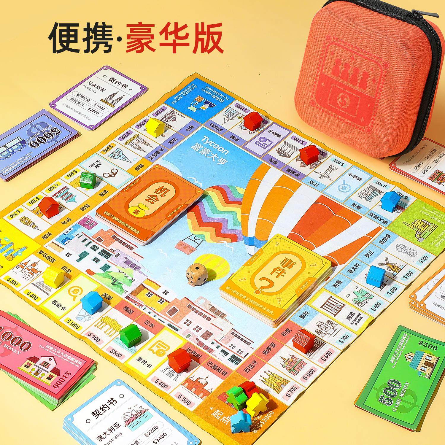 【便携版】富豪大亨大富富翁桌游