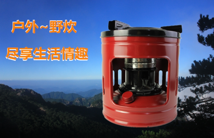 露营柴油露营猛火灶取暖炉灶户外
