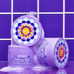 amika 漂染去黄修复发膜 去黄深度修复改善干枯毛躁