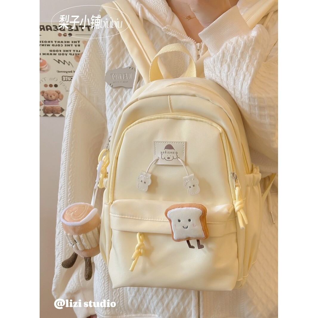 日系ins风软妹可爱少女双肩包小号 大学生轻便妈咪包背包小书包女