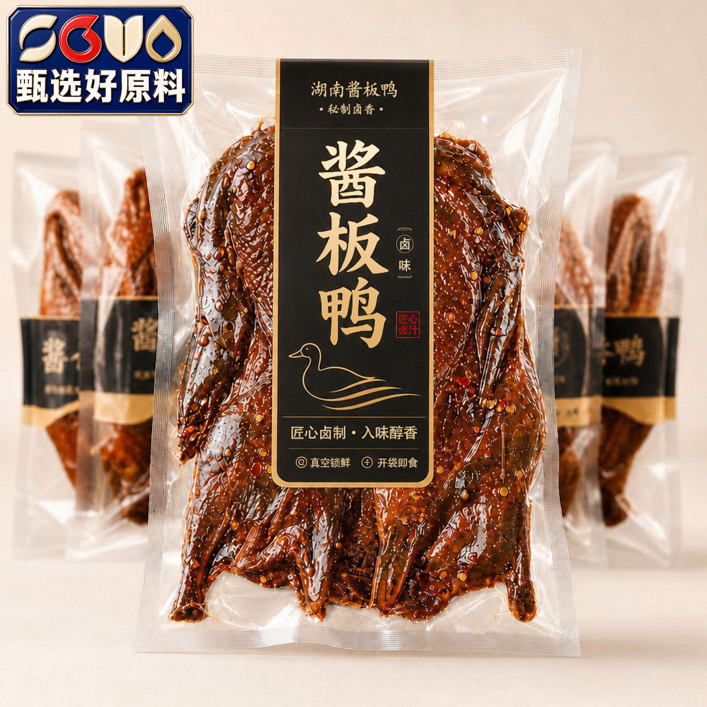 湖南常德酱板鸭仙都整只手撕卤味图片