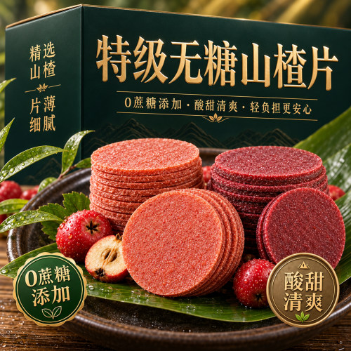 山楂片干正宗无添加官方旗舰店