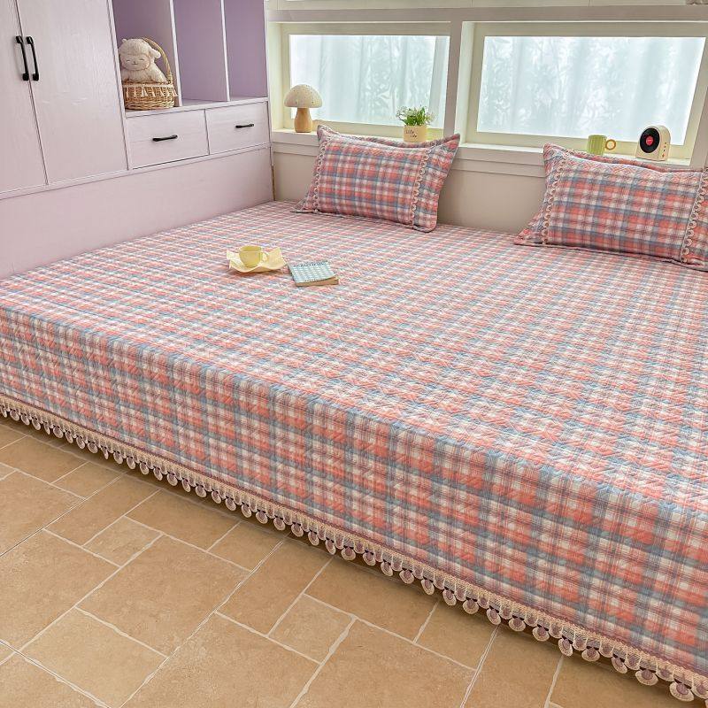 新款全棉绗缝榻榻米炕盖床盖加厚四季通用居家水洗防滑炕单可定制,床上用品,床盖,淘宝优惠券,粉丝福利购,淘宝优惠卷