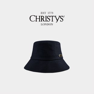 百年皇室品牌 Christys 纯色纯羊毛Bucket渔夫帽 官方正品