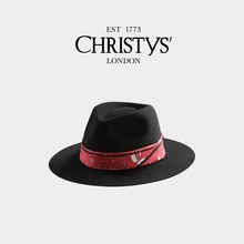 【官方正品】Christys' 羊毛礼帽 经典英伦Fedora费多拉帽毡帽
