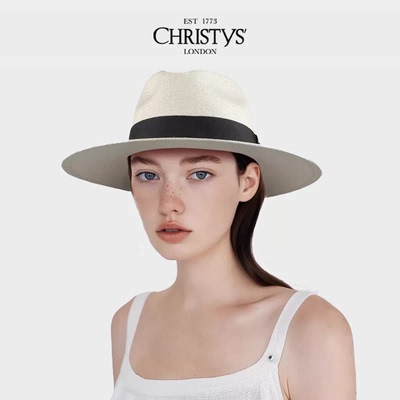 【吴彦祖于适同款】Christys'  百年皇室品牌 巴拿马Fedora草帽