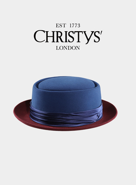 【官方正品】Christys'百年皇室品牌 羊毛Porkpie波派毡帽
