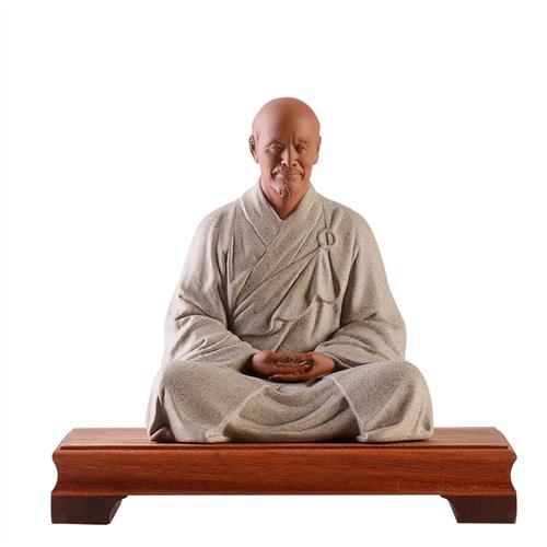 禅意陶瓷弘一法师人物雕塑摆件四大高僧客厅书房家居桌面装饰礼品