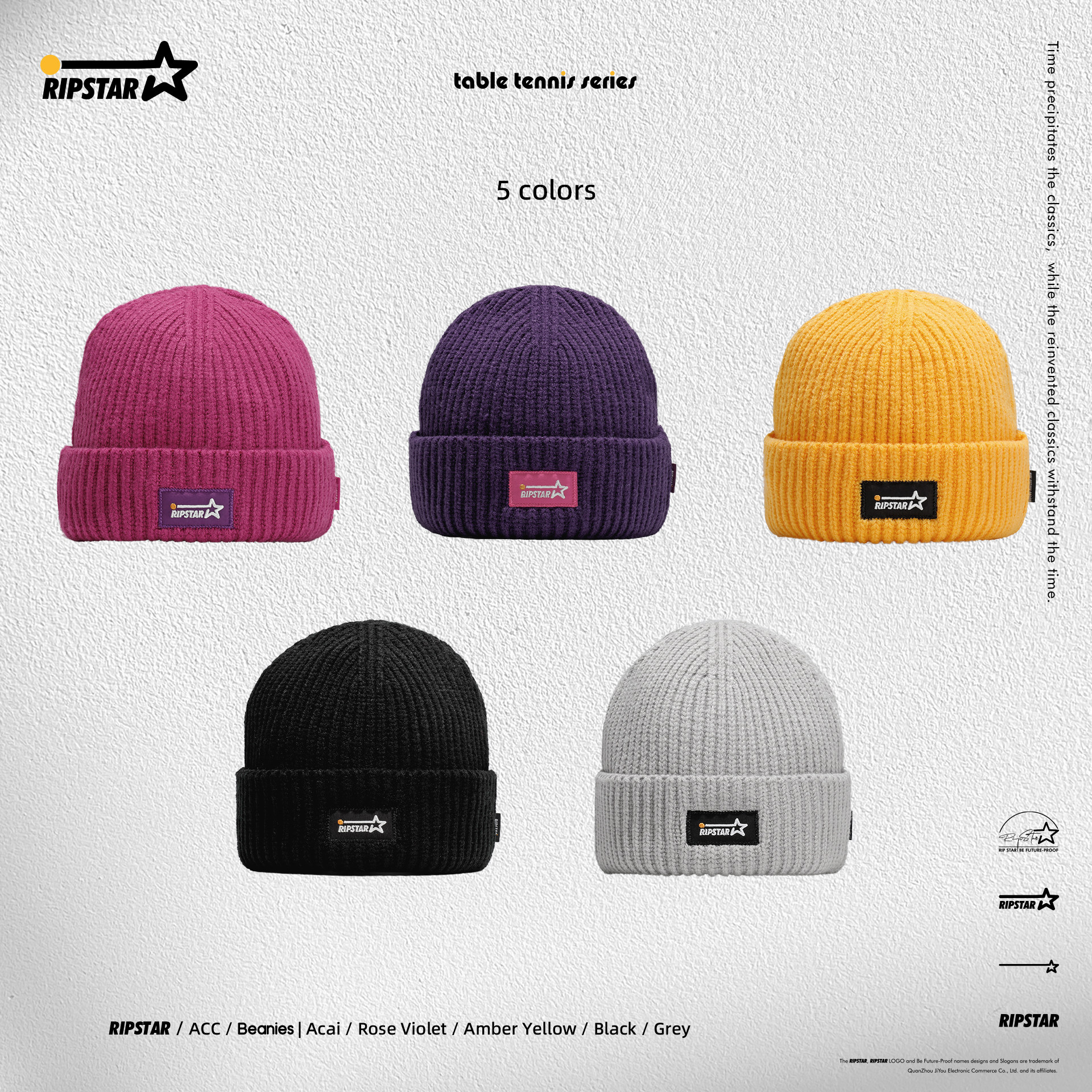 RIPSTAR/爆炸星针织贝尼冷帽