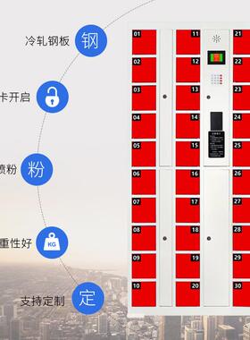 刷卡充手xs-1020机存放柜60门IC卡电电子储物柜员工智手能机柜共