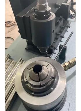 Fla机ging machine全动上料圆js-gc-89管翻自边 n小型圆筒外翻边