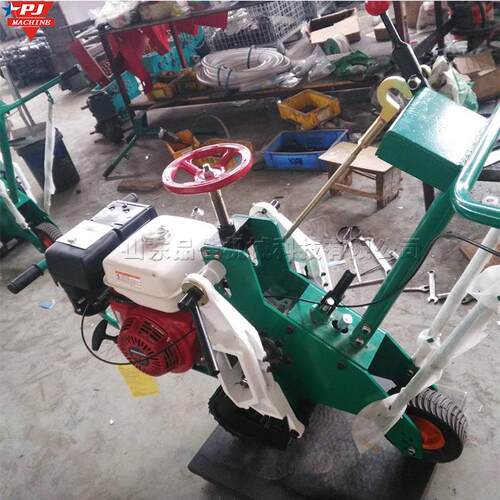 植马尼拉高羊茅草铲草机 9pj-256马力草坪移机 扶手进随式园林起