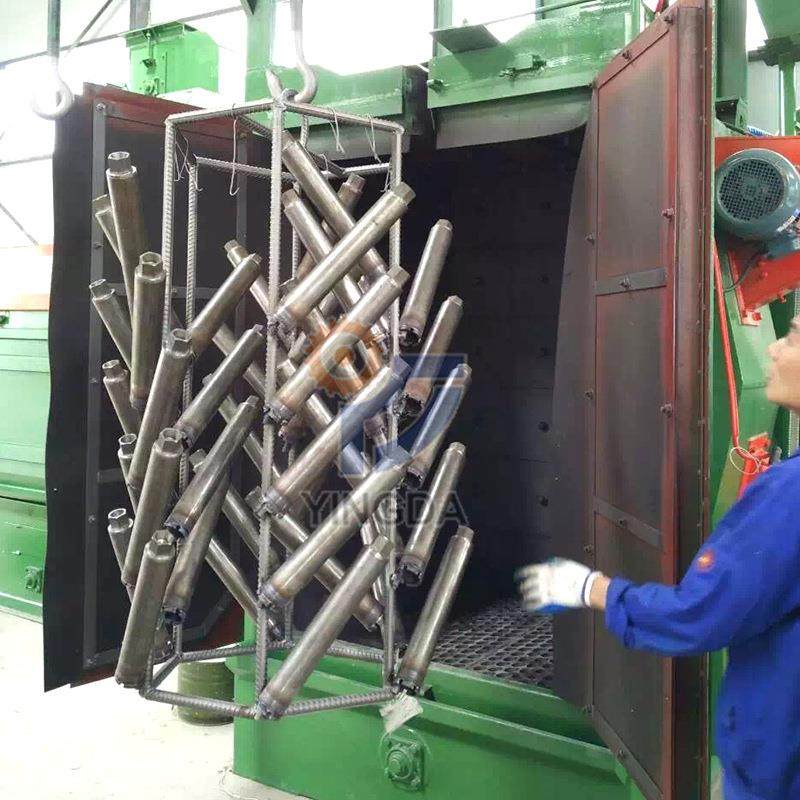 英抛丸机抛丸清理机达钩式抛WGT丸除厂锈设备家供应吊钩吊式抛丸