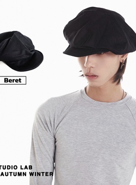 日系复古大头围云朵帽复古八角帽画家帽子秋冬百搭 LD STUDIO LAB